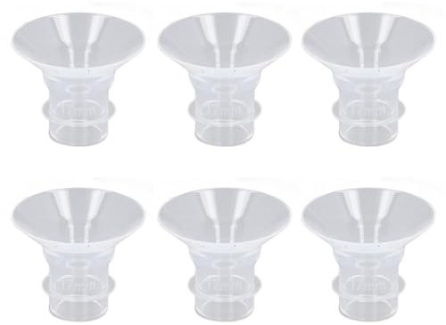 Brusthütchen 24mm, Stillhütchen M, Silikon BPA-frei, 6 Stück - Bequemer Schutz, bequem & tragbar, ideal bei Brustwarzenreizungen & Stillzeiten