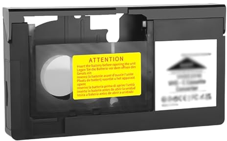 Gutol Convertitore da VHS a digitale, adattatore per cassette VHS-C, per videoregistratori standard e flussi di lavoro di digitalizzazione