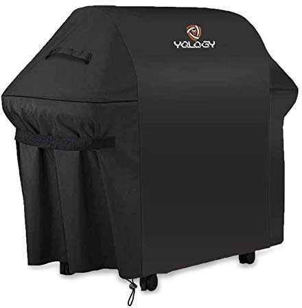 Nasharia Housse de Barbecue, Couverture de Protection de Gril à Gaz / 210D Tissu Oxford Étanche Antipoussière Anti -UV Anti-Vieillissement (105 x 49 x 102 cm Noir)