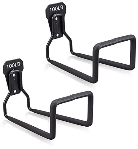 Verbesserte Version von 2 Stück Gartenschlauchhalter, geeignet für Schlauchhalter im Freien, robuster Schlauchaufhänger, praktische Aufbewahrung für Verlängerungskabel und Ihre Werkzeuge (2 schwarz)