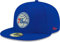 New Era NBA 59FIFTY Team Color Authentic Collection Fitted On Field Game Cap Hat, Philadelphia 76ers, 7 3/4
