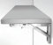 GZGLZDQ Klapptisch Wand Platzsparender, Klappbarer Wandklapptisch Edelstahl, für Esszimmer Wohnzimmer Schlafzimmer Balkon Küchentisch, Gewichtskapazität 40KG (Size : 90x40cm)