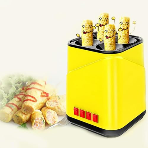 Egg Roll Maker - Nonstick Omelette Maker for Sausage, Hot Dog Rolls - Electric Egg Roll Making Machine for Convenient Cooking