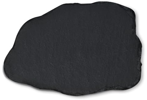 mtb more energy Schiefertafel Schiefer Schild Schild Platte [1 Stück] - 22x15cm Links abfallend- Naturform - DIY - zum selbst Beschriften oder Gravieren für Geschenke, Basteln, Haushalt, Garten