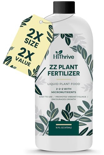 16oz ZZ Plant Fertilizer - Makes 32 Gallons of Liquid Fertilizer for Indoor Plants, Outdoor & Houseplant Food for ZZ Plant Live - Nutrient-Rich Formula for Glossy Leaves & Strong Roots