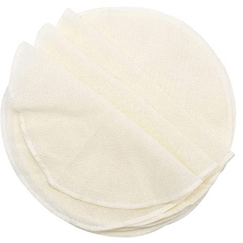Bhina 30 Teile Baumwolle Dampfer Tuch, Runde Dämpfer Matte, Dampfer Papiermatte, Dampfer Matte, Dim Sum Dampfer Matte, für Dampfgarer, Dampfkörbchen, Dim Sum, Dampfbrötchen, Dampfknödel (20 cm)