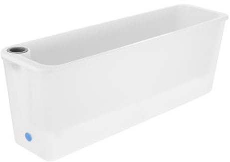 YARNOW Self Watering Planter Box, Rectangular Plastic Planter Box, Rectangle Pot Indoor for Window Balcony Shelf Garden
