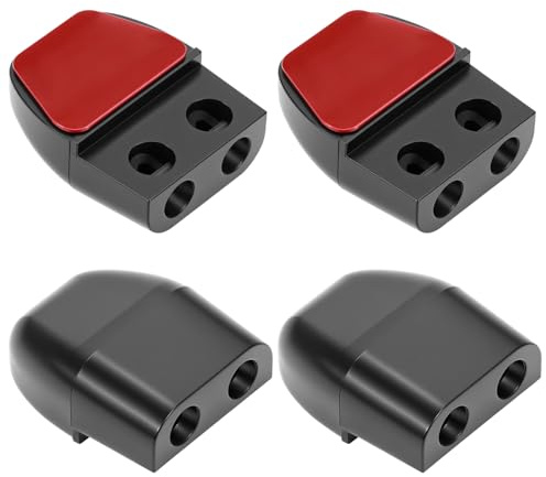 QWORK® 4 Piezas Silbatos de Alerta Ultrasónica para Animales - ahuyentador de Ciervos y Jabalíes Autoadhesivo