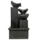 Streetwize – Solar Powered Cascading Slate Water Feature, Garden Fountain – No Running Costs, Eco Friendly Decking Patio Fountain (GW280)
