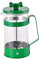 Benetton Kaffeemaschine mit 6 Tassen, 600 ml, Edelstahl und Borsilikat, matt, grün