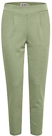 ICHI Ihkate Pique Pa Pantalones Informales de Negocios, Willow Bough (180119), XXL para Mujer