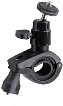 XiXiYang Universal 1/4 Aluminium Alloy Camera Mount for Motorcycle/Bike - 360° Rotatable Action Cam Holder with Quick Release,Handlebar Clamp for Motorbike Motorbikes Motorcycles