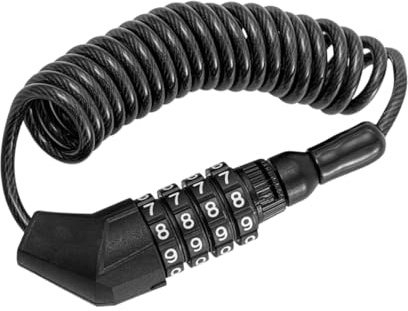 Gogogmee Candado de para Casco Bicicleta Antirrobo Resistente Portátil y Duradero Compatible con Motos y Bicicletas Estándar Ligero y Seguro para Exteriores