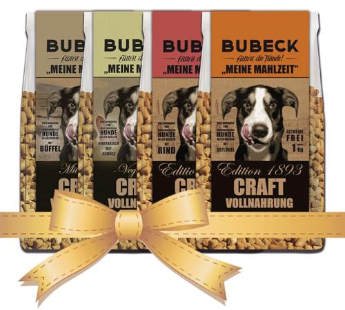 Hundefutter Bundle | Büffel Rind Vegetarisch Geflügel | Getreidefreies Trockenfutter