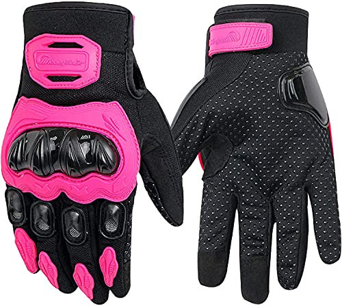 Gants de moto pour femme - Été - Antidérapants - Imperméables - Pour écran tactile - Racing, motocross, scooter