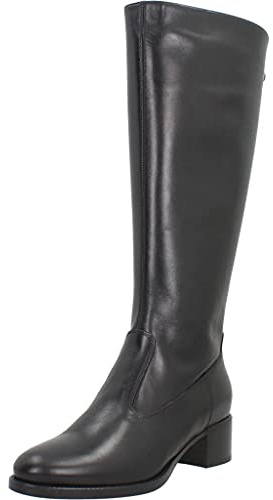 Stivale con cerniera gambale elastico altezza 38 cm fondo tacco 4 cm