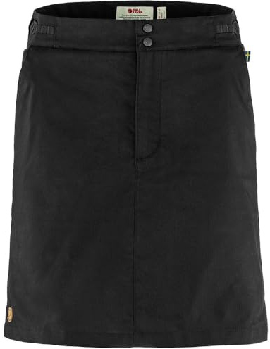 Fjällräven Damen Abisko Hike Skort, Black, 40