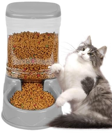 Automatisk kattmatare – husdjursmatare | Automatisk matare för | Kattmatautomat automatisk | automatisk kattmatare torrfoder | kapacitet automatisk hund- och kattvattendispenser för Pe