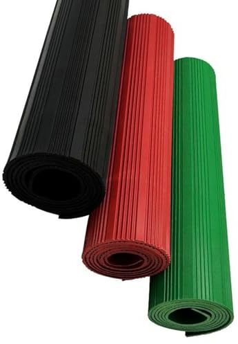 ININOSNP Protection Contre Les Chocs électriques Tapis de Sol Isolant Non conducteur de 3 mm for revêtements de Sol d'espaces de Travail commerciaux(Black)