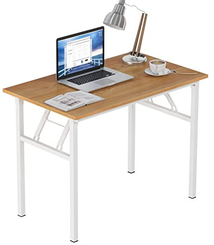 Need Mesa Plegable 100x60cm Mesa de Ordenador Escritorio de Oficina Mesa de Estudio Puesto de Trabajo Mesas de Recepción Mesa de Formación