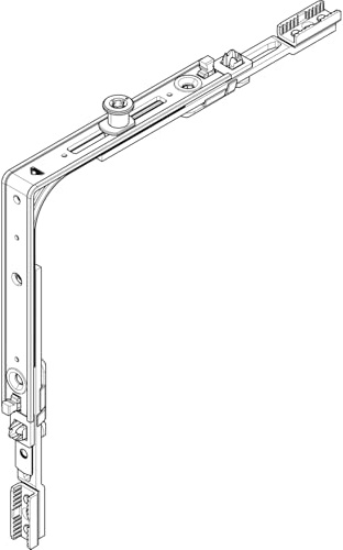 Roto NT Eckumlenkung 1P, Silber