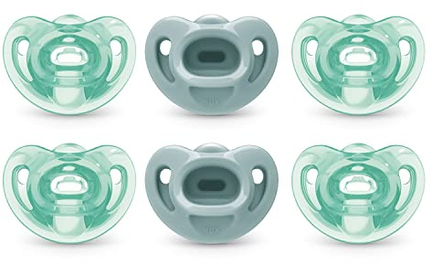 NUK Comfy Pacifiers, 6-18 Months, 6 Pack
