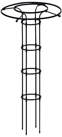 RADAAB Support d'obélisque de Jardin pour Plantes grimpantes 90/120/150/180/210 cm, Support de Parapluie en métal Tour Cadre extérieur Support Floral Cage Vigne Rose Escalade Stand (Size : 150cm/5ft)