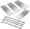 Btcdr Grill Ersatzteile für Napoleon LEX485/605/730 LE LD485 Series Grills S81001, 4 Pack Grillbrenner und Heizplatten, Edelstahl