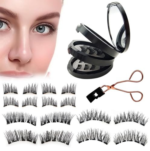 Ciglia Finte Magnetiche Naturali Con Calamita e Applicatore - Magnetic Eyelashes