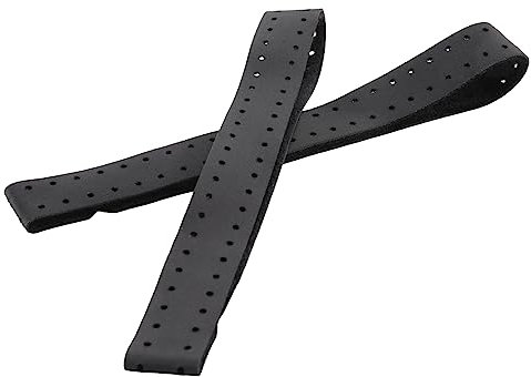 Qusedwey 2Pcs Adjustable and Breathable Replacement Armband Soft Strap Band for Heart Rate Monitor - (Black)