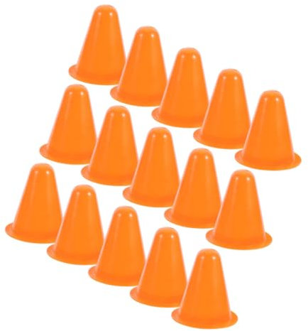 Yardwe 15piezas Pila De Patinaje Conos Deportivos para Entrenamiento De Agilidad Marcador De Entrenamiento