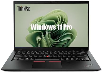 Lenovo Ordenador portátil ThinkPad T490s Business de 14 pulgadas FHD (1920 x 1080), Intel Core i7-8665U, 16 GB de RAM, 512 GB SSD, teclado QWERTY, Windows 11 Pro (reacondicionado)