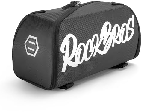 ROCKBROS Borsa Bici Posteriore 11,6 L, Borsa per Portapacchi con Design Monopezzo, Bagagli per Bicicletta Portabagagli Posteriore con Tracolla Rimovibile, per Bici da Strada Mountain Bike MTB