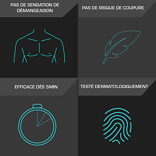 VEET MEN - Creme depilatorie da uomo sotto la doccia, pelli sensibili (crema depilatoria sotto la doccia, 4 x 150 ml)