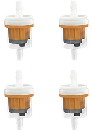 Tomedeks 4 Stk. Benzinfilter für Roller, Mopeds, Baotian Ecobike, Hero Rebel Tanco/Rex Rs 400 425 450 460 500 750 Jinan Lightcycle QM50QT-6, Off Limit, YY500 QT