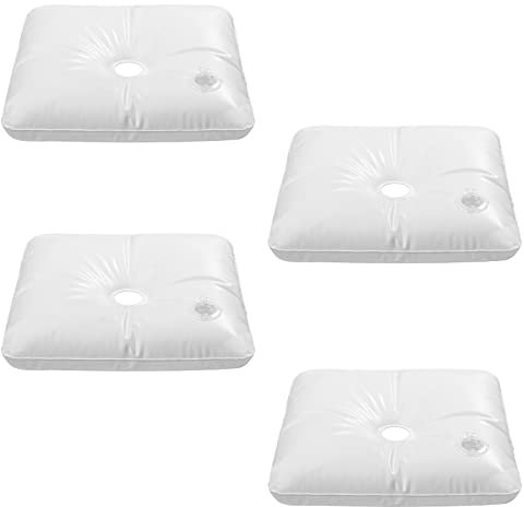 YALLOVE 4 Pezzi Zavorra Sacchetti per Acqua per Supporto a Colonna per Palloncini e Arco per Palloncini Acqua Base Riempibile d'acqua Quadrata Ispessita per Matrimonio, Compleanno Feste Accessori