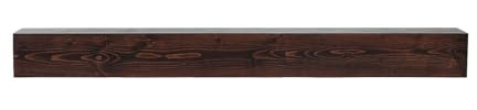 VEVOR Mensola per Caminetto Galleggiante a Parete 60 x 8 x 6 Pollici, in Legno Naturale, Capacità Carico 50 Libbre, per Decorazione Murale, Marrone Rustico