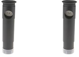Juego de 2 oculares de colimación Cheshire de 1.25 pulgadas para telescopio refractor refractario largo