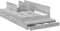 vidaXL Stauraumbett Grau Sonoma 120X200 cm Holzwerkstoff Viele Schubladen Modernes Design Einfache Montage Innen Schlafzimmermöbel Sonoma Erwachsene Schublade Stylisch Funktional 120