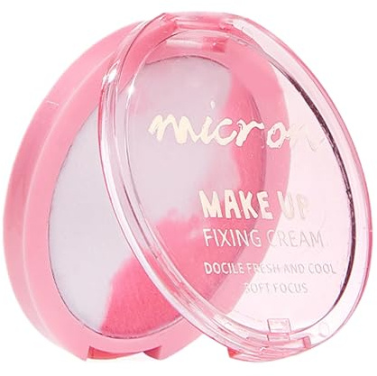 Fixant – Poudre baume effet flou, 4,5 g crème pour le visage, contrôle de la brillance, durable, finition naturelle, opaque, de teint correcteur réduit les pores effet