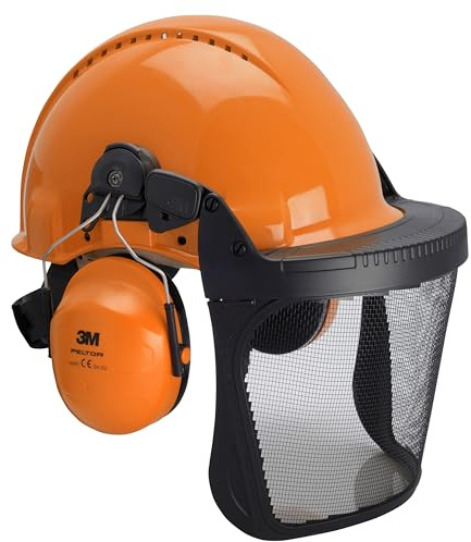 3M Kit forestal, casco de protección naranja G3000, G3000NOR31FH15C