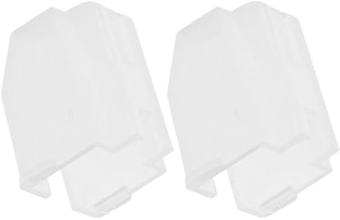 HOMOCONO 2 Pezzi Copertura Protettiva in Plastica per Puntina da Giradischi, Manicotti per Puntine di Registrazione Semitrasparenti, Protezione Durevole per Accessori Giradischi Vinile,