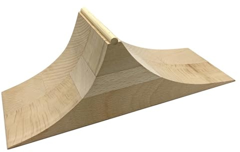 Uanqfegy Rampa professionale per tastiera in legno, ostacoli realistici per skateboard con dita per ragazzi e bambini, stile 1