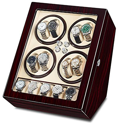 HUIBBGO Caricatore per Orologi 8+5 per Orologi Automatici da Uomo e da Donna con 5 modalità di Rotazione, Motori silenziosi Giapponesi, Scatola di Carica per Orologi Automatici