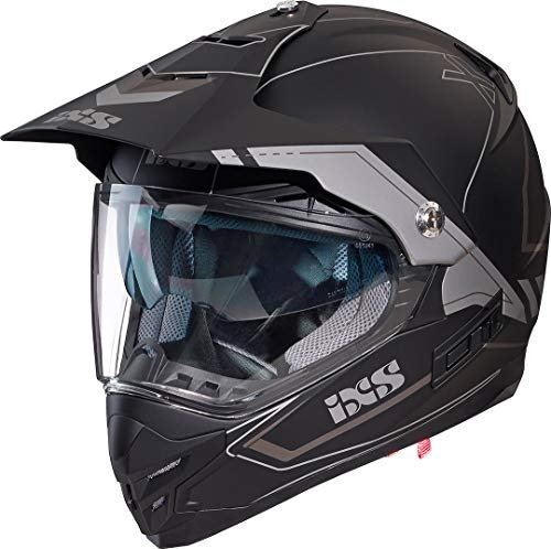 IXS 207 2.0 Endurohelm Schwarz Matt/Grau L (59/60)