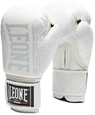 LEONE 1947 Maori Boxing Gloves white/16OZ - GN070