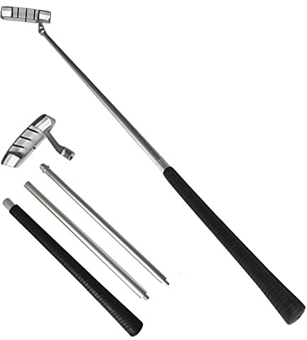 VOUNEDA Ensembles de putters Cadeaux pour Hommes,Putter de Putter Pliable à 3 Sections balles pour gauchers et droitiers à Utiliser Facilement pour Enfants Adultes Accessoires Clubs