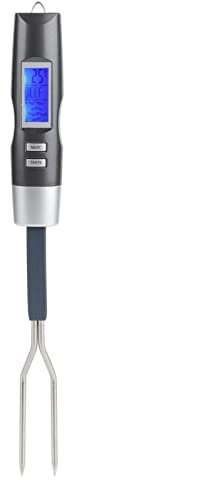 VIFERR Meat Thermometer Fork Professional Digital BBQ Food Thermometer Grill Fork with LCD Disply for Indoor Outdoor Travel Camping Hiking