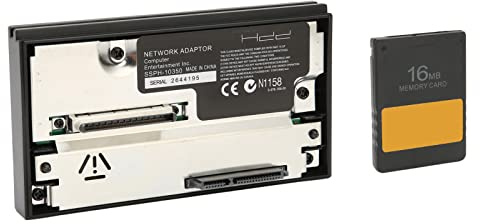 SATA Interface HDD Adapter för PS2, SATA HDD 2.5 3.5 Network Card Adapter, med FMCB V1.966 16MB Minneskort för PS2 Network Adapter