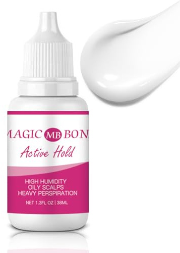 Invisible Waterproof Lace Wig Adhesive - Light Hold Hair Replacement Bonding Glue for Front Wigs and Poly Hairpieces - Latex-Free and Oil-Resistant